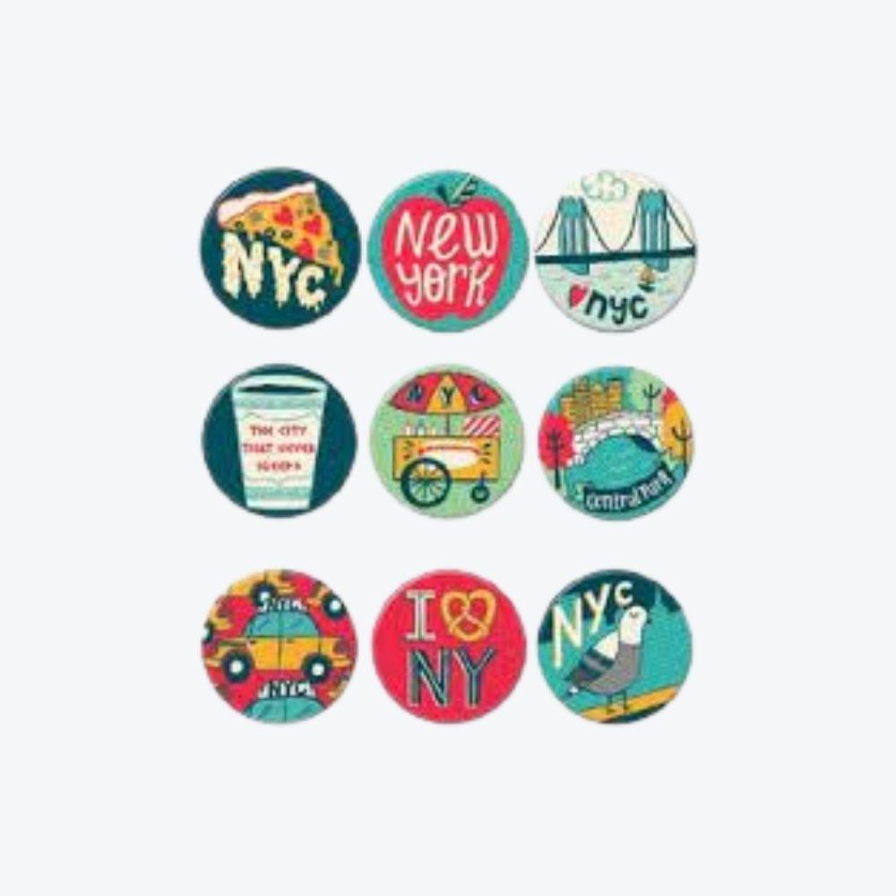 Buttons, Pins, & Stickers | P!Q Gifts
