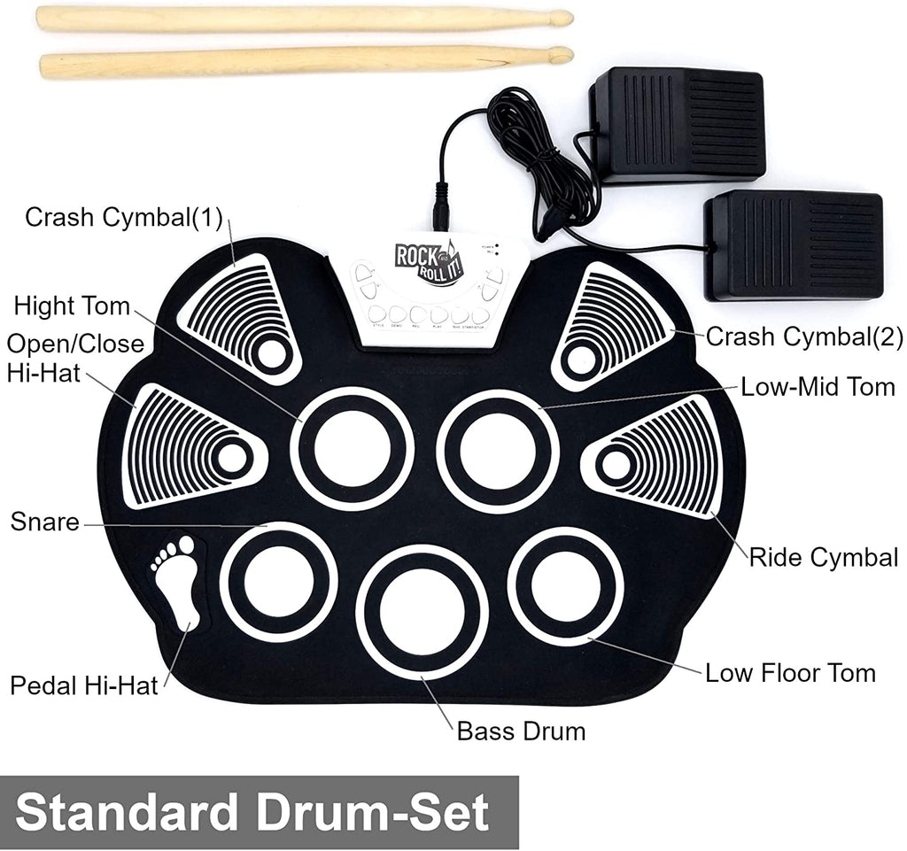 Rock & Roll It Drums - P!Q Gifts