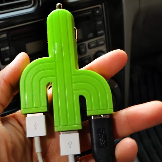Cactus Car Charger - P!Q Gifts
