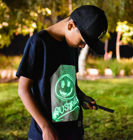 Glow in the Dark Kids T-Shirt - P!Q Gifts