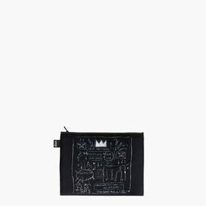 Jean-Michel Basquiat Skull, Crown, Portrait Recycled Zip Pockets - P!Q Gifts