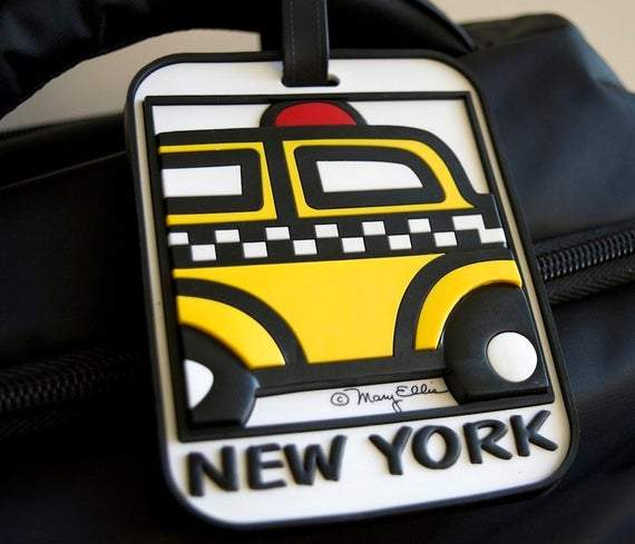 New York Taxi Luggage Tag - P!Q Gifts